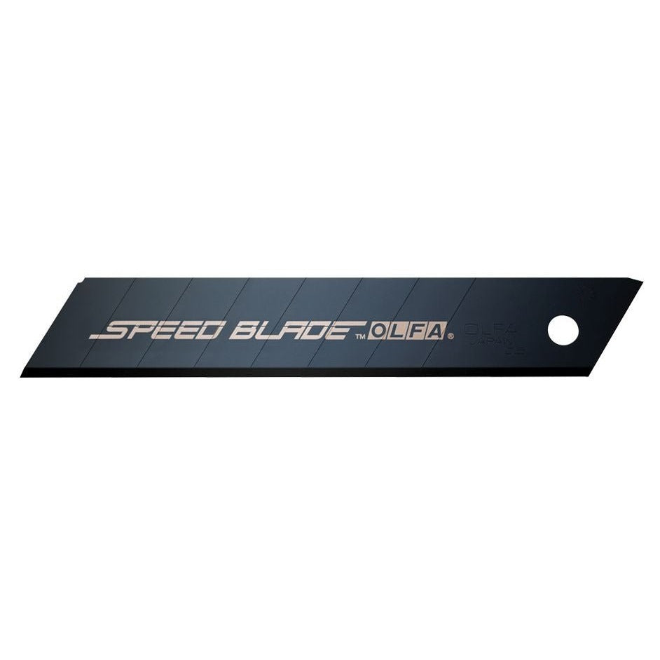 Olfa LFB-5B - Lot de 5 couteaux à découper Speed ​​Blade 18 mm noirs