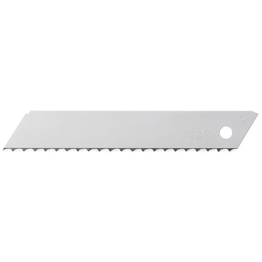 Olfa LWB-3B - Pack de 3 lames pleines à dents ondulées 18mm argent