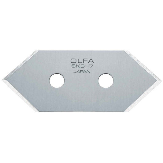 Olfa MCB-1 - Pack de 5 cuchillas corte 45º 49x20x0,3 mm plateadas - Ferrotecnia
