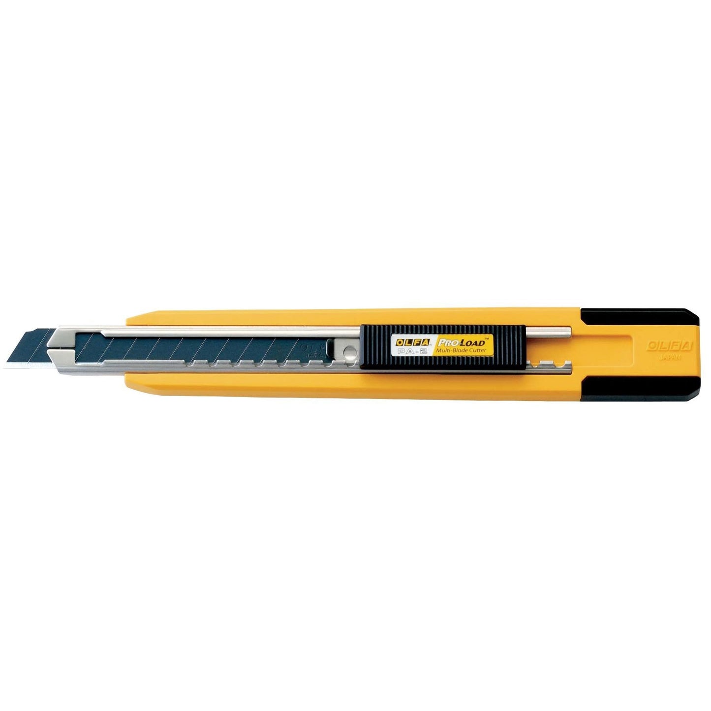 Olfa PA-2 - Cúter con bloqueo automático, cambio automático de cuchilla, cargador para 5 cuchillas y cuchilla 9mm