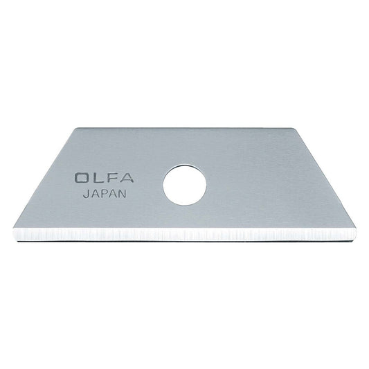 Olfa RSKB-2/5B - Pack of 5 trapezoidal blades 50x17.5x0.6 mm silver