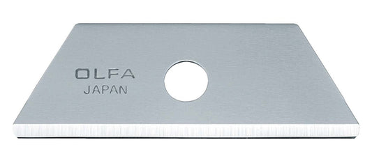 Olfa RSKB - 2/5B - Pack de 5 cuchillas trapezoidal 50x17,5x0,6 mm plateadas - Ferrotecnia
