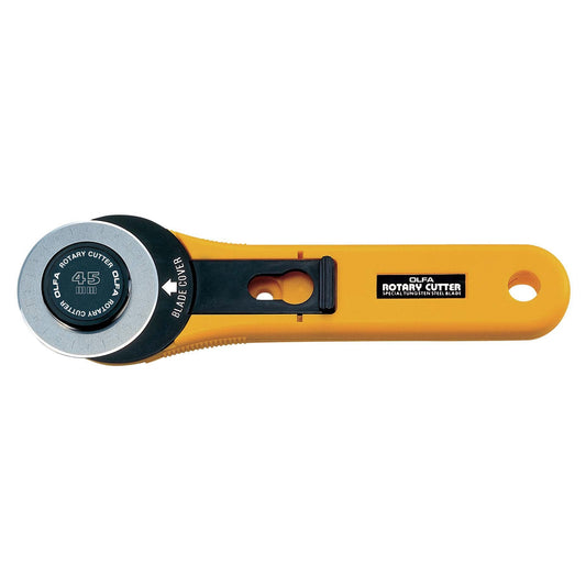 Olfa RTY-2/G - Cutter rotatif avec lame circulaire de 45 mm