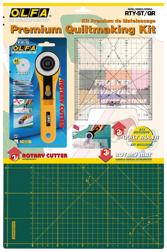Olfa RTY - ST/QR - Kit iniciación Patchwork RTY - 2/G + RM - IC - C - Ferrotecnia