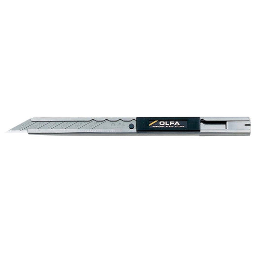 Olfa SAC-1 - Automatic locking cutter, stainless steel handle and 9 mm blade with 30° cutting angle