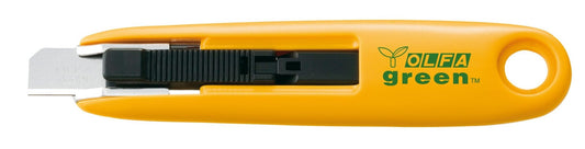 Olfa SK - 7GREEN - Cúter plástico reciclado con cuchilla trapezoidal de 12,5 mm - Ferrotecnia