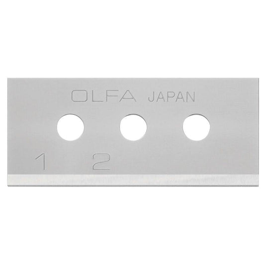 Olfa SKB-10/10B - Pack de 10 cuchillas rectangular 40x17,8x0,4 mm plateadas - Ferrotecnia