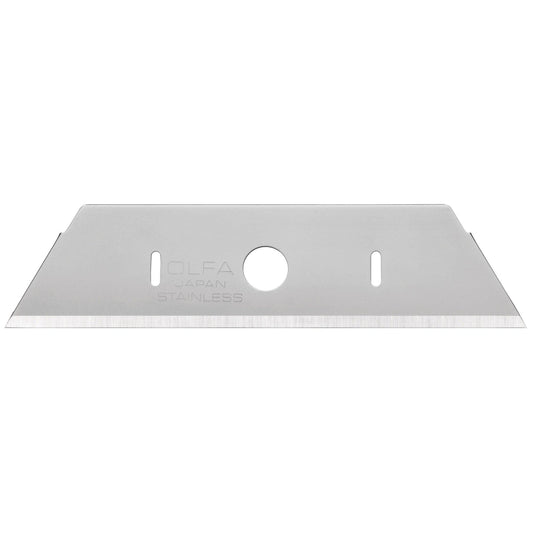 Olfa SKB-2S/10B - Pack de 10 cuchillas trapezoidales 17,5 mm de acero inoxidable - Ferrotecnia