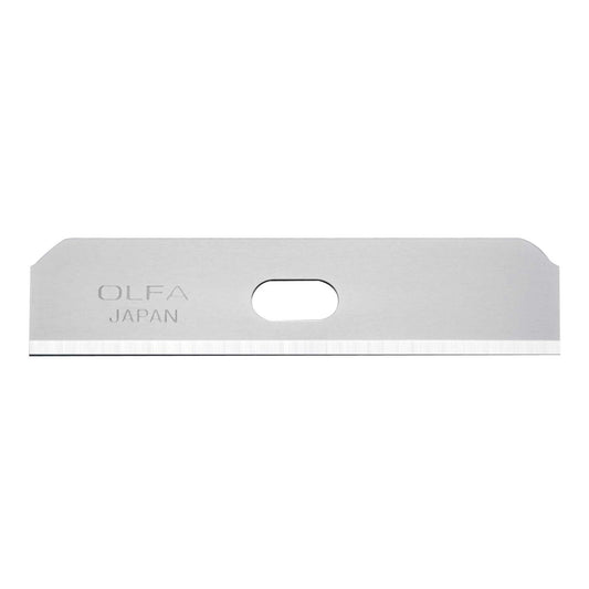 Olfa SKB-7/10B - Pack of 10 trapezoidal blades 50x12.5x0.4 mm silver