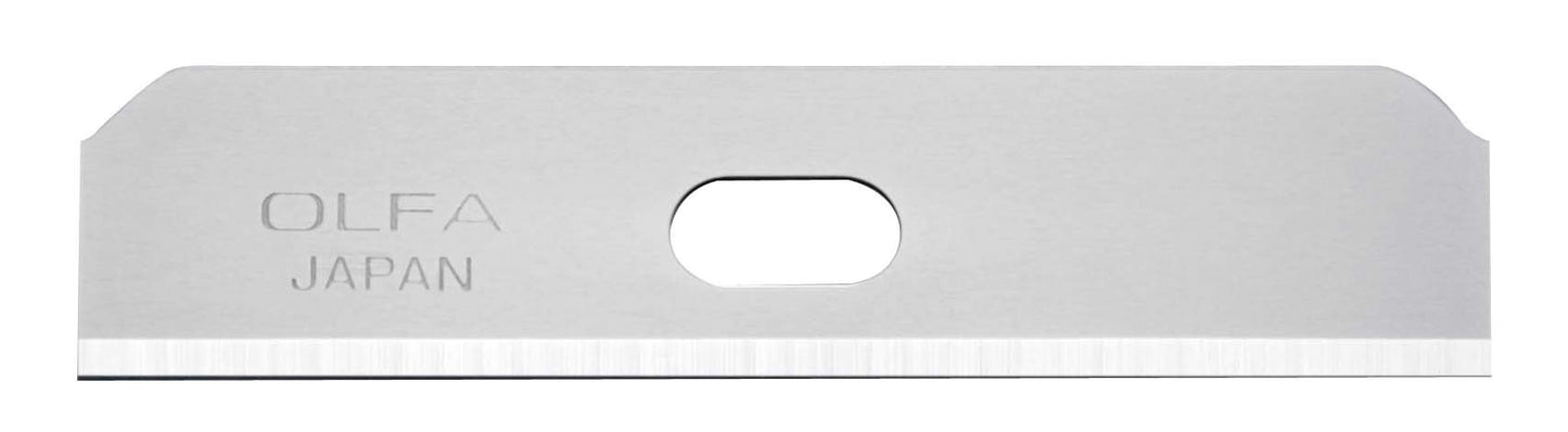Olfa SKB - 7/10B - Pack de 10 cuchillas trapezoidales 50x12,5x0,4 mm plateadas - Ferrotecnia