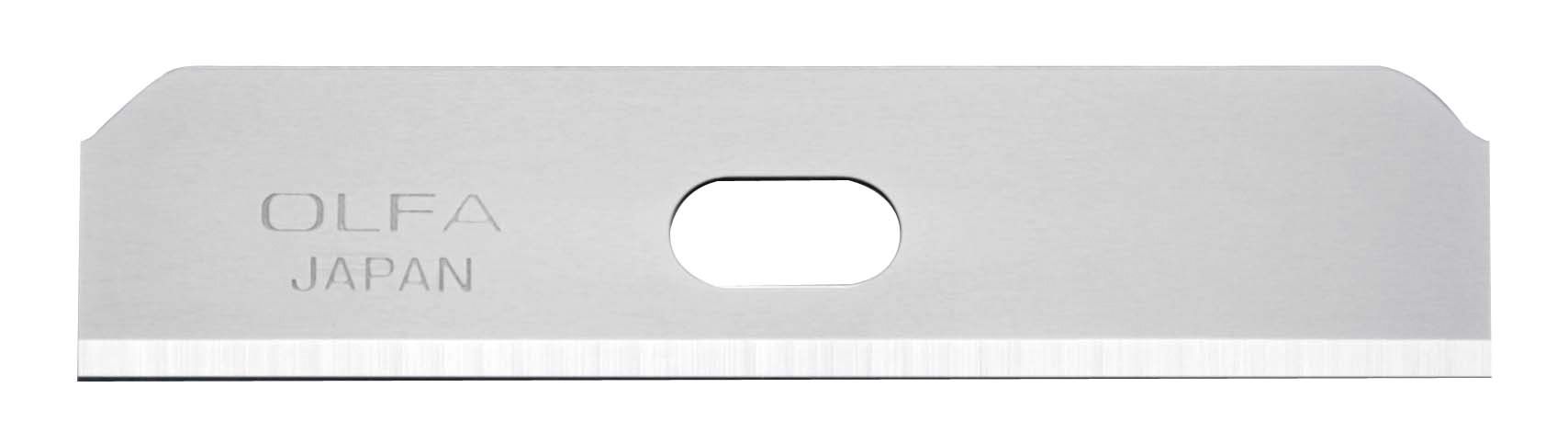 Olfa SKB - 7/10B - Pack de 10 cuchillas trapezoidales 50x12,5x0,4 mm plateadas - Ferrotecnia