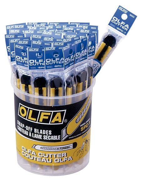 Olfa SPC - 1/40 - Pack de 40 cúters básicos con cuchilla 9 mm - Ferrotecnia