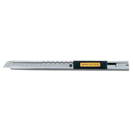 Olfa SVR-1 - Automatic locking cutter with stainless steel handle and 9 mm blade
