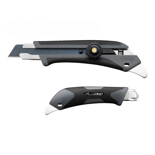 Olfa - L-5/GRY cutter with manual lock, grey (20th anniversary)