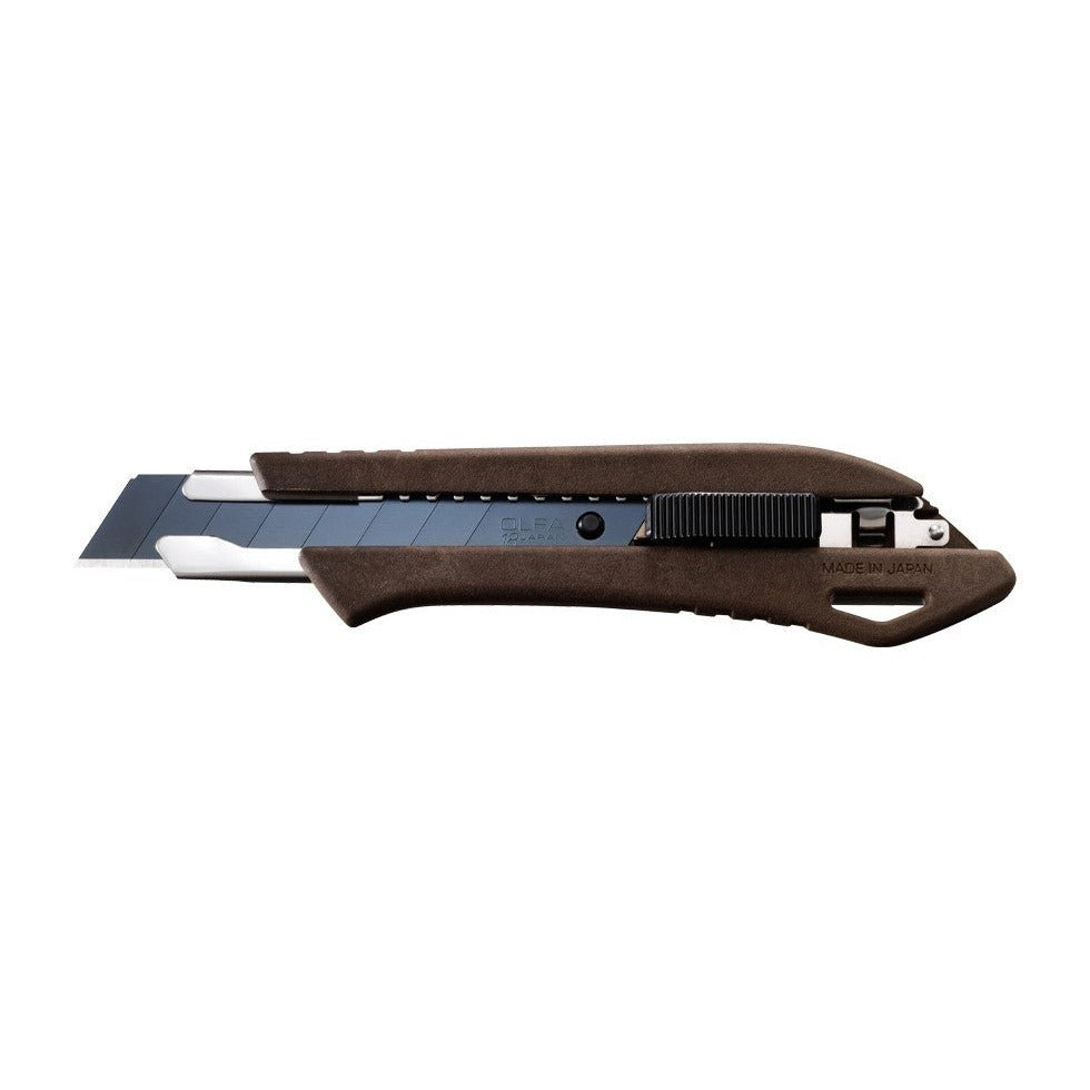 Olfa - Cutter avec verrouillage automatique et manche en biomasse Woody