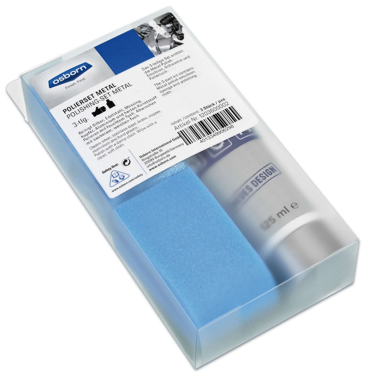 Osborn 1203600002 - Kit de pulido para metales 3 piezas - Ferrotecnia