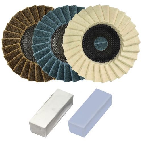 Osborn 6900040100 - Set Pulido y Abrillantado 115 - Ferrotecnia