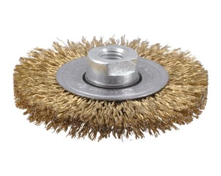 Osborn Cepillo circular de alambre ondulado con tuerca M14 - Ferrotecnia