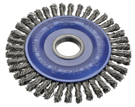 Osborn Cepillos circulares alambre trenzado especial soldadura - Agujero 22,2mm - Ferrotecnia