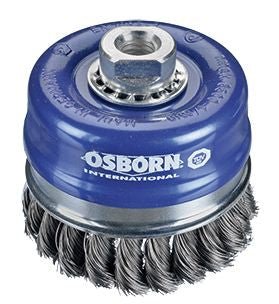 Osborn Tazas alambre trenzado - Tuerca M14 (Para amoladora angular 150 - 180 - 230) - Ferrotecnia