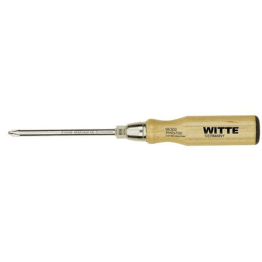 Witte Destornillador Phillips con mango de madera