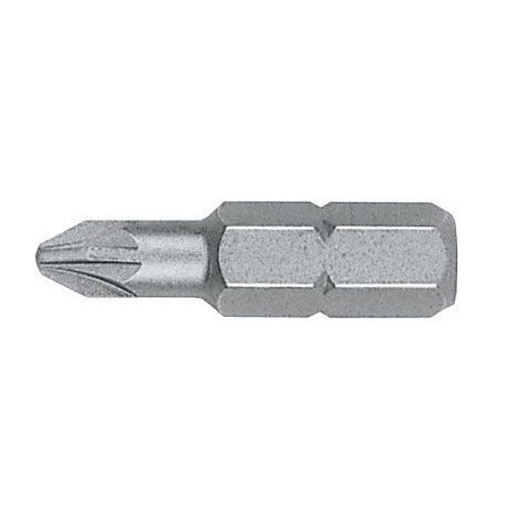 Witte Pozidriv (PZ) STANDARD tip 5/16" short guide