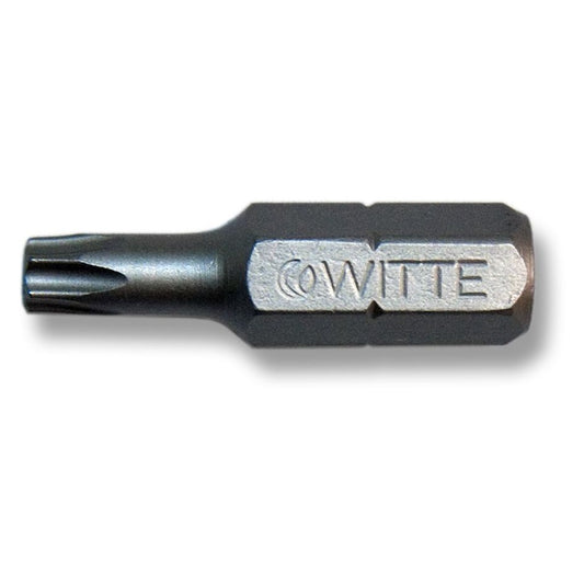 Witte Torx tip STAINLESS INOX guide 1/4" short