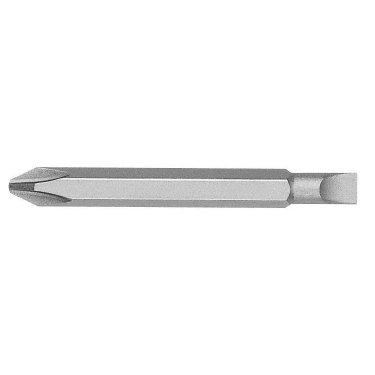 Pointe réversible blanche Guide plat / Phillips 1/4"