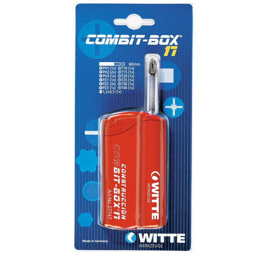 Witte COMBIT-BOX 17 screwdriver bit box blister