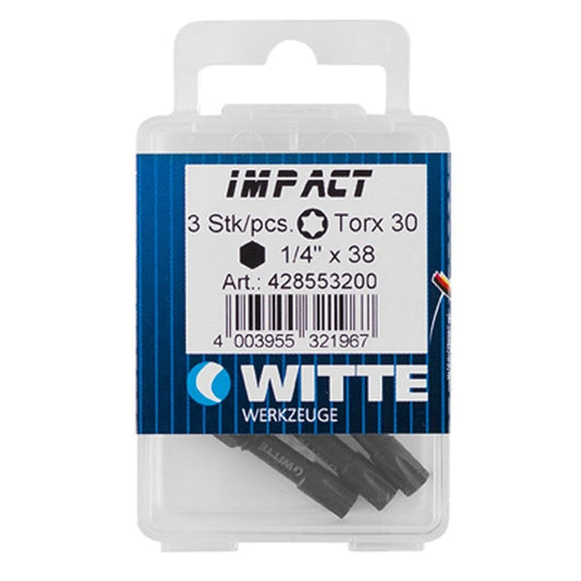 Witte Puntas de impacto en cajita de plástico