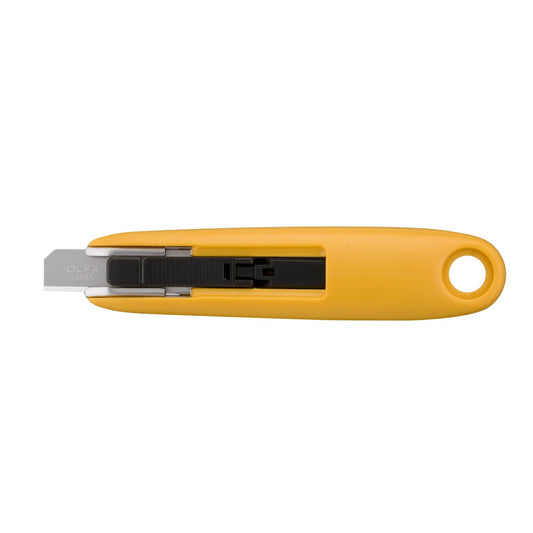 Cutter de sécurité compact Olfa avec rétraction semi-automatique de la lame SK-7