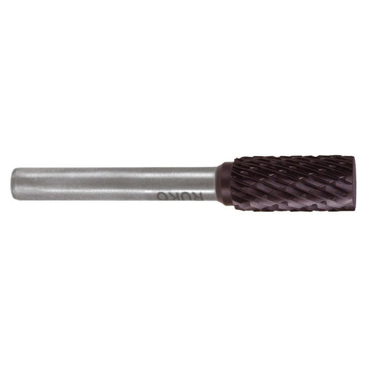 Ruko TiCN carbide end mills form A - ZYA Cylindrical without front teeth