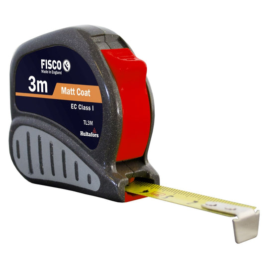Fisco Class I Tape Measure with ABS case and TRI-LOK rubber grip