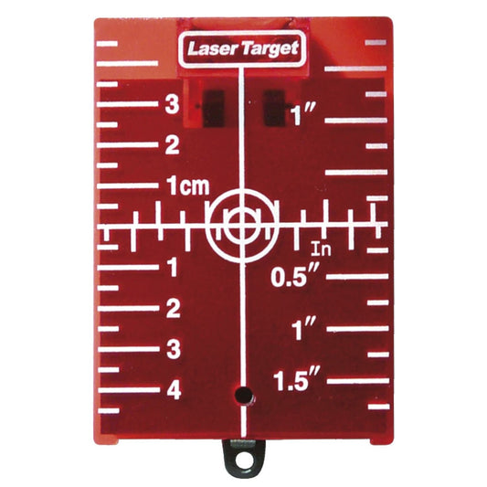 Single red target for ZS laser levels