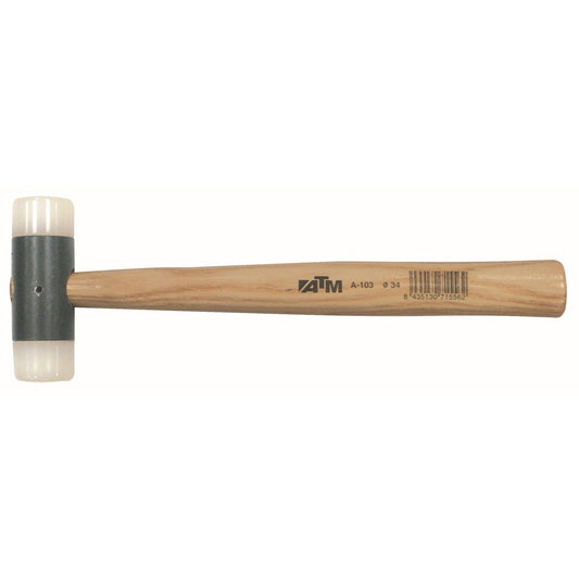ATM Mallets Nylon mallet with wooden handle