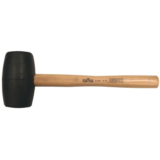 ATM Mallets Rubber mallet with wooden handle