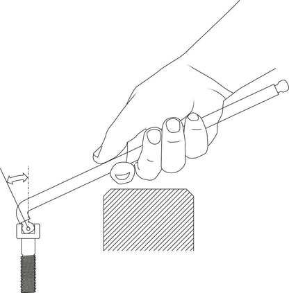 GEDORE 42 DKEL - Llaves Allen XL con Doble Punta Bola