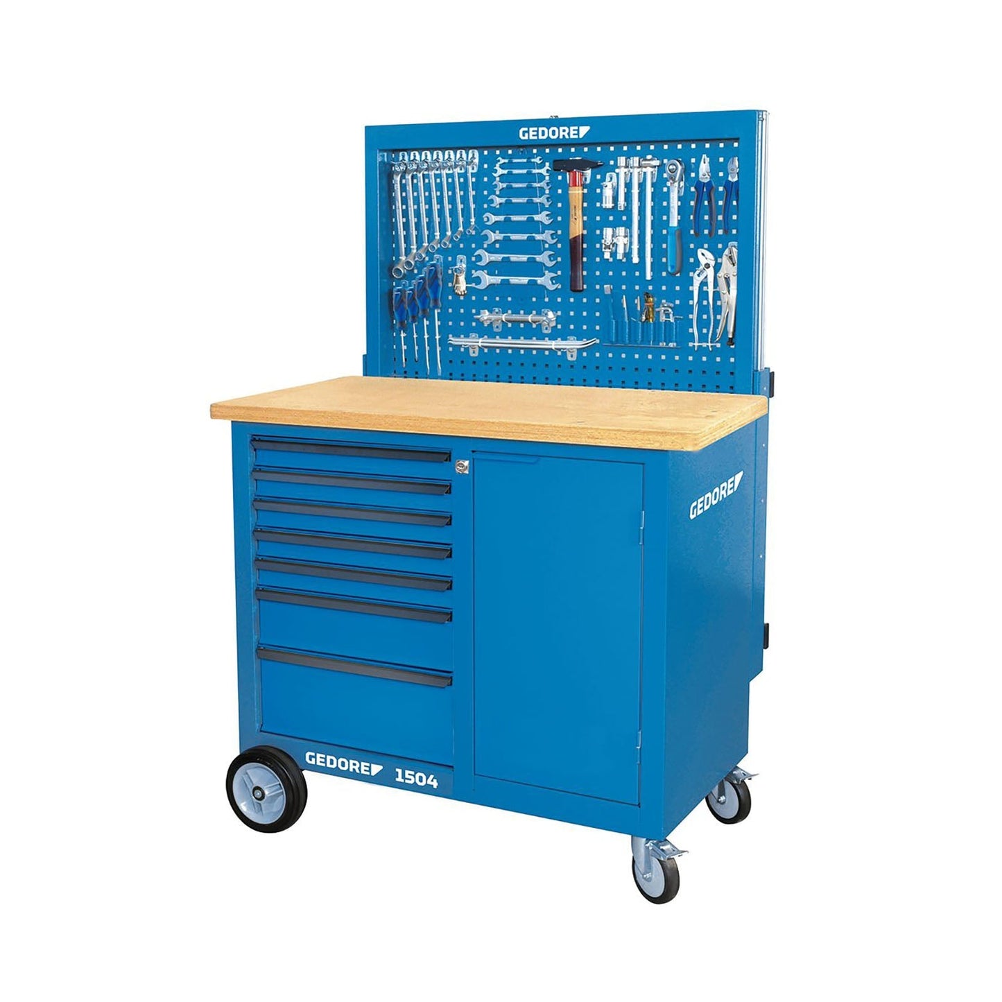 GEDORE BR 1504 0511 L - Mobile workbench with panel