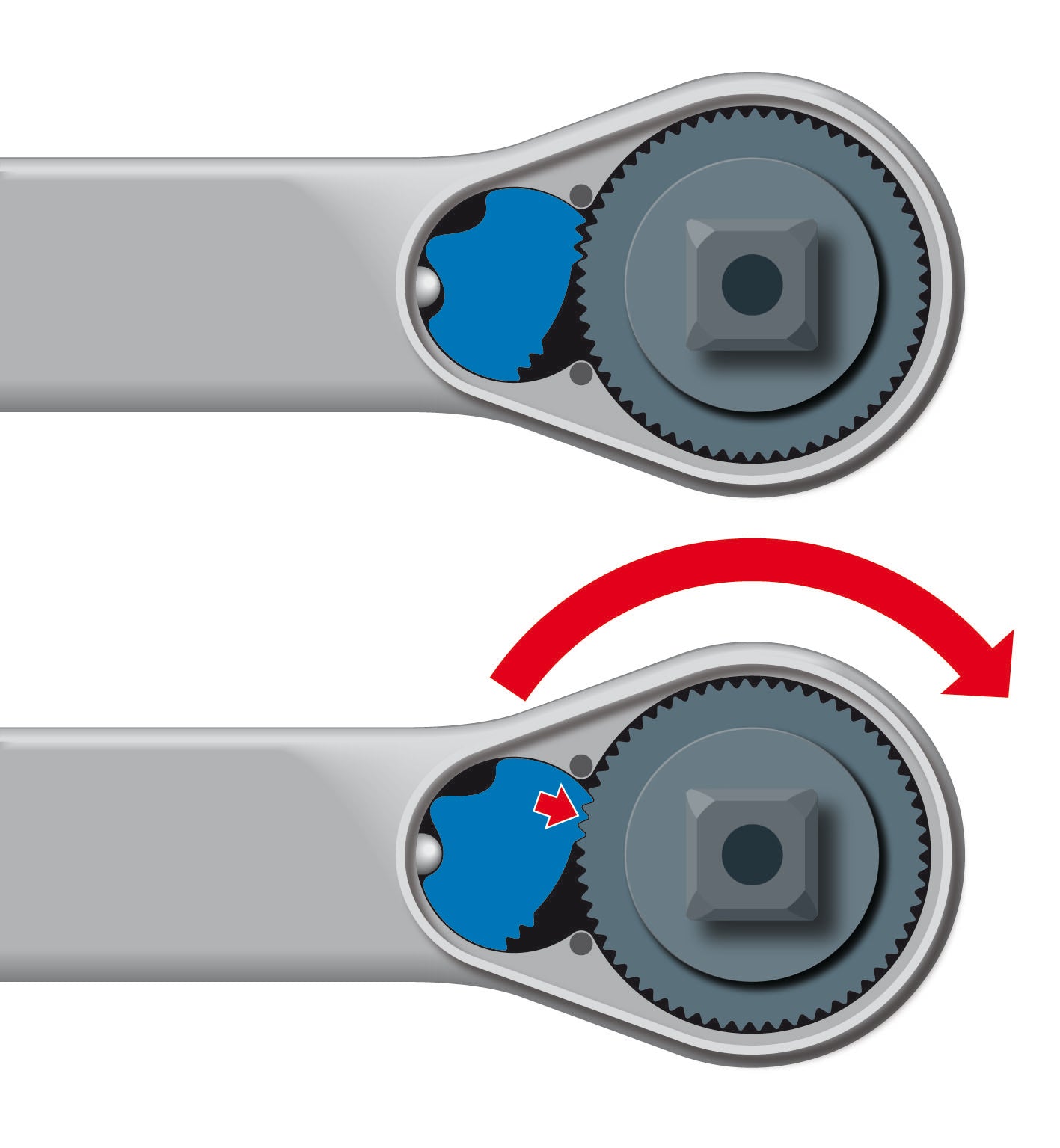 GEDORE 1993 U-20 - 1/2" Ratchet, U-20