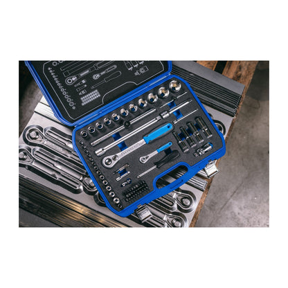 GEDORE 19 BMC 20 - 1/4"+1/2" Socket Set 69 pcs