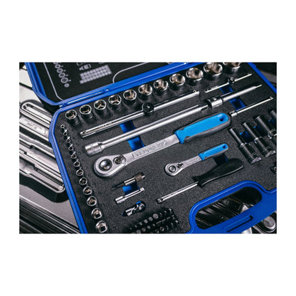 GEDORE 19 BMC 20 - 1/4"+1/2" Socket Set 69 pcs