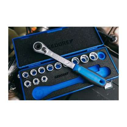 GEDORE 19 SKU-20 - SK 1/2" Hex Socket Set