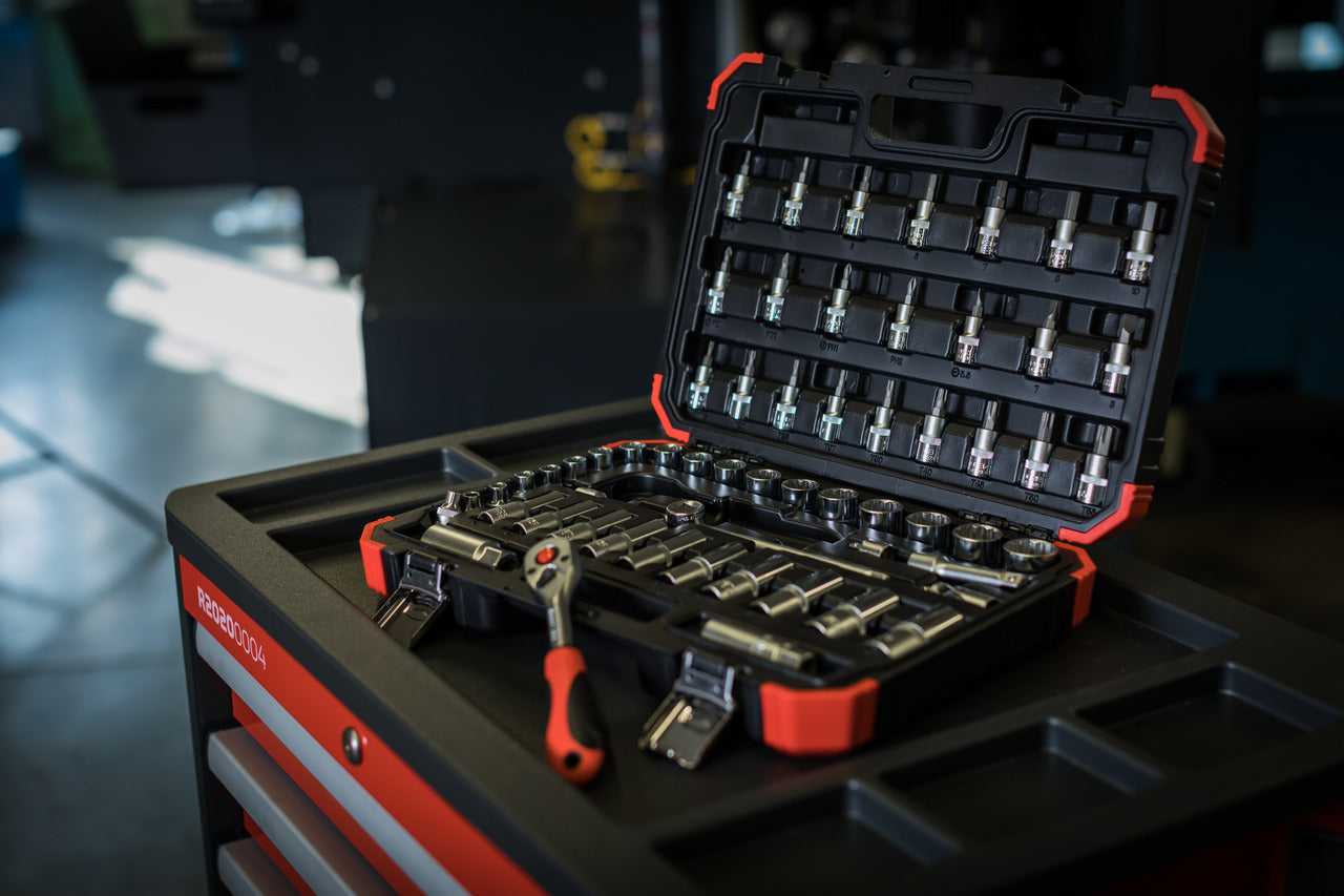 GEDORE red R59003059 - Socket wrench set 3/8" 6-24mm 59 pieces (3300054)