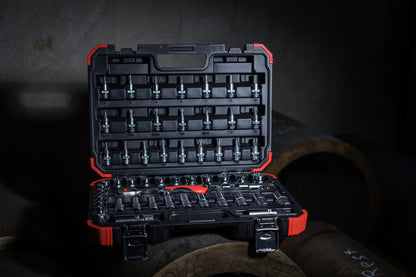 GEDORE red R59003059 - Socket wrench set 3/8" 6-24mm 59 pieces (3300054)