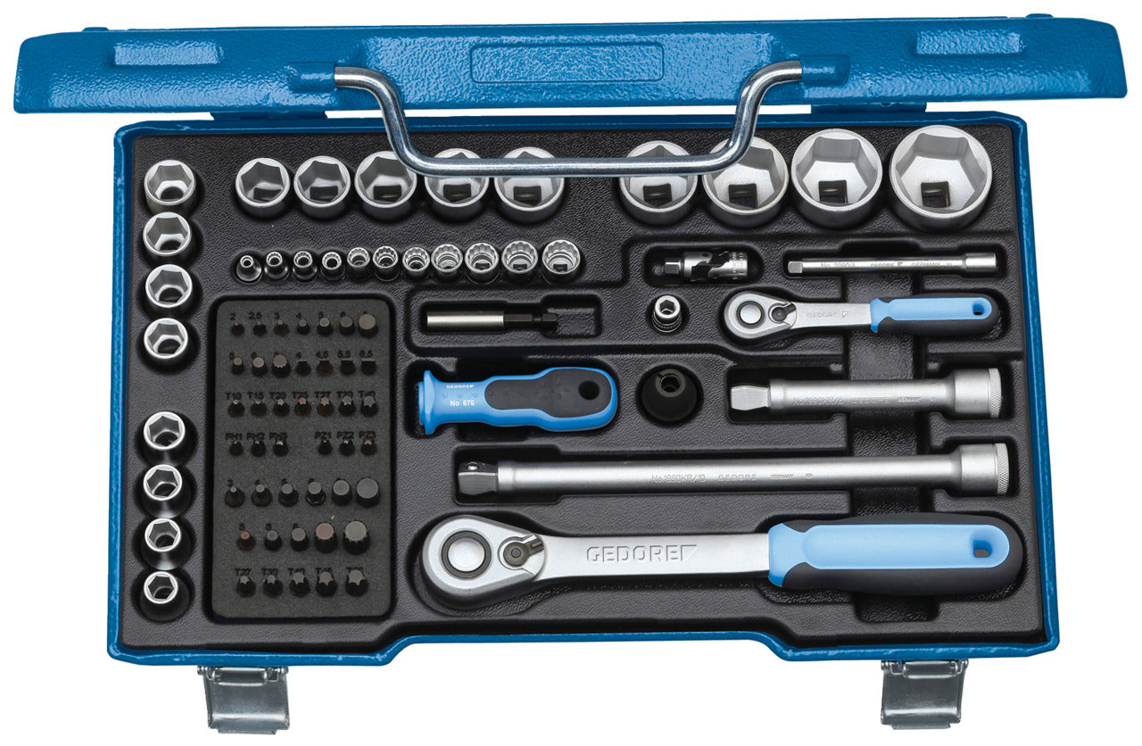 19 V20U-20 - Juego de Vasos Hex 1/4" + 1/2" (1550691)