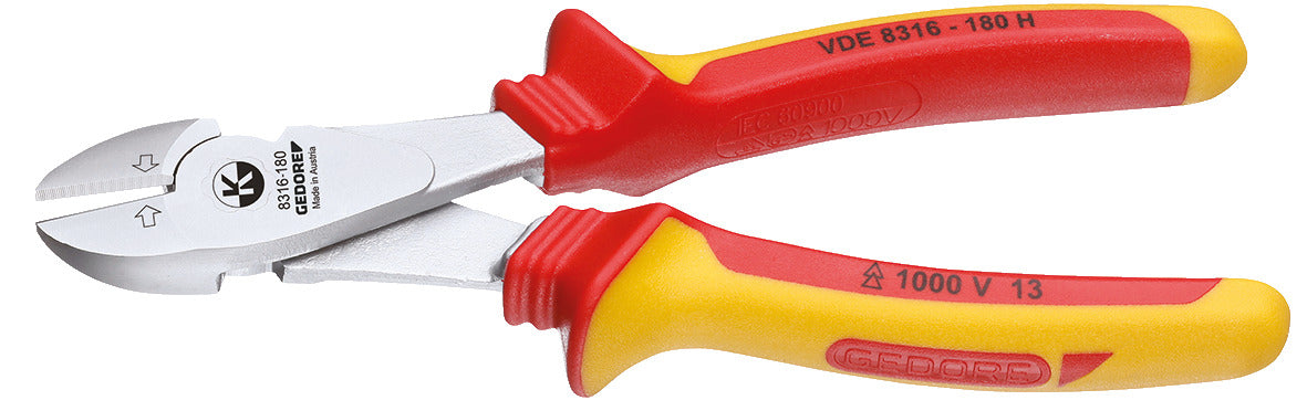 VDE 8316-180 H - Alicate de corte diagonal aislado VDE 180 mm