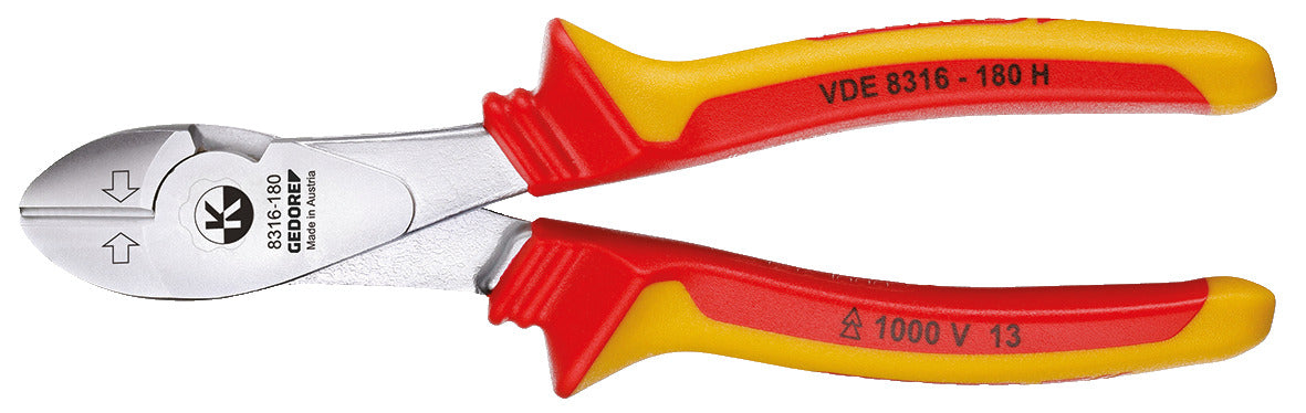 VDE 8316-180 H - Alicate de corte diagonal aislado VDE 180 mm