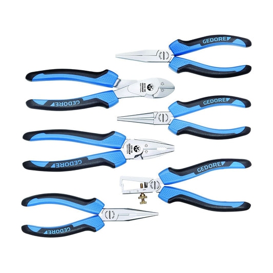 GEDORE 1101-002 - Assorted Pliers in Carrying Case