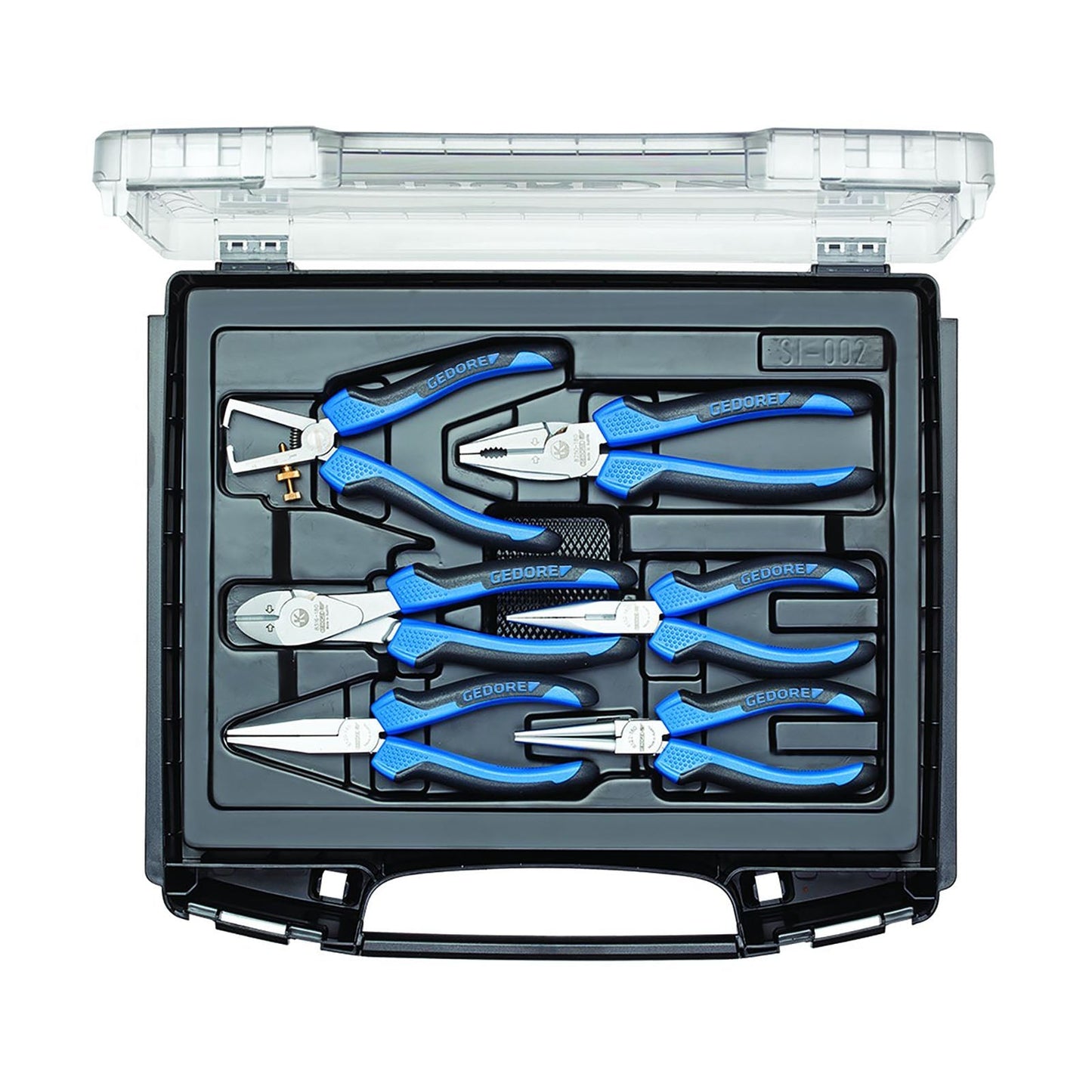 GEDORE 1101-002 - Assorted Pliers in Carrying Case
