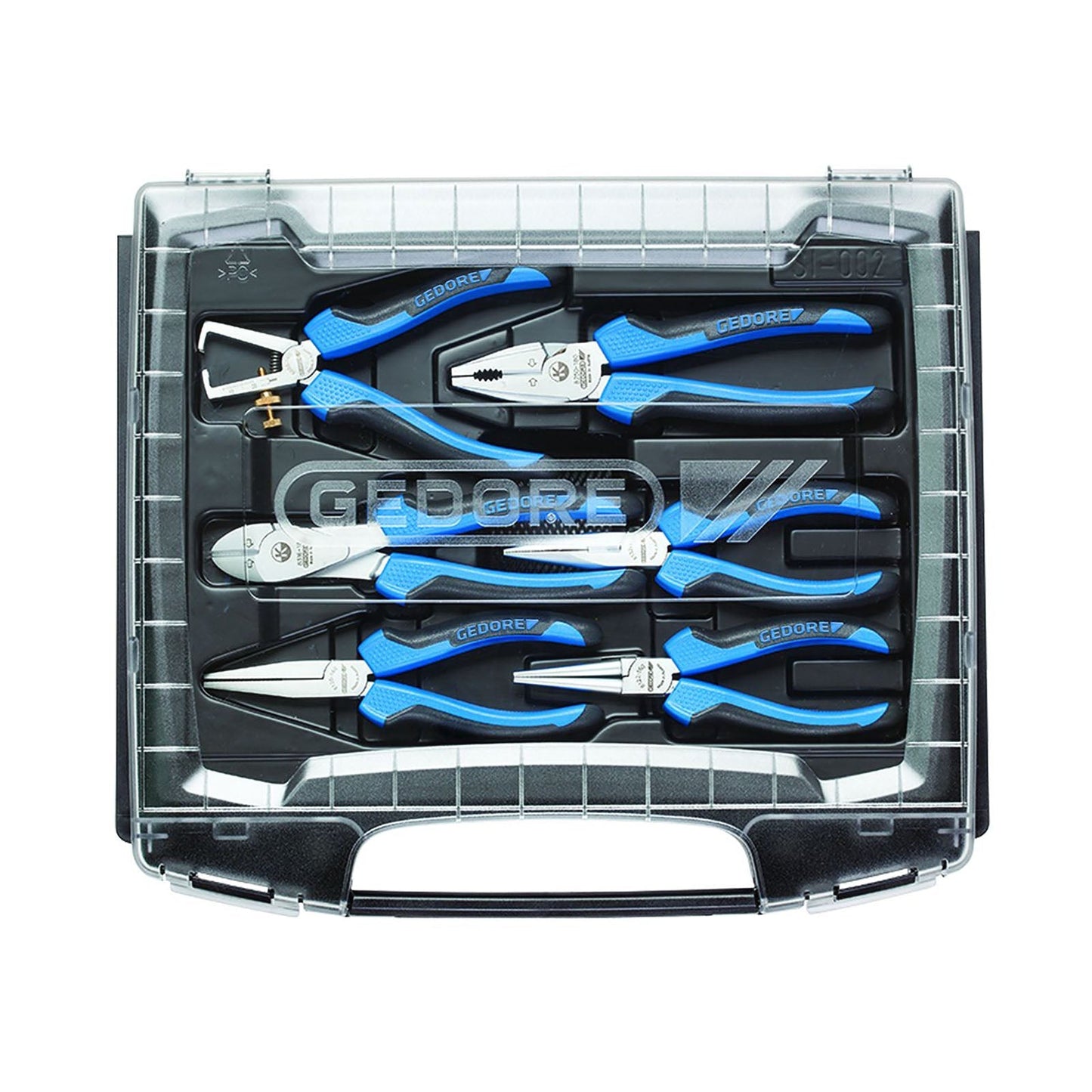 GEDORE 1101-002 - Assorted Pliers in Carrying Case
